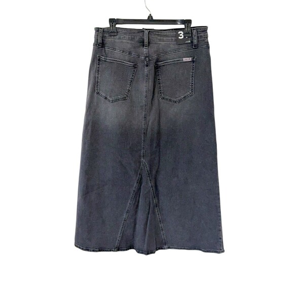 Joe's Jeans Denim Maxi Skirt Black Size 31 NWT - Picture 4 of 10